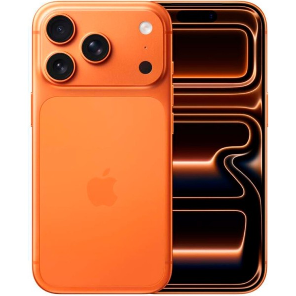 Apple iphone 17 pro naranja cósmico / 12+256gb / 6.3" oled 120hz